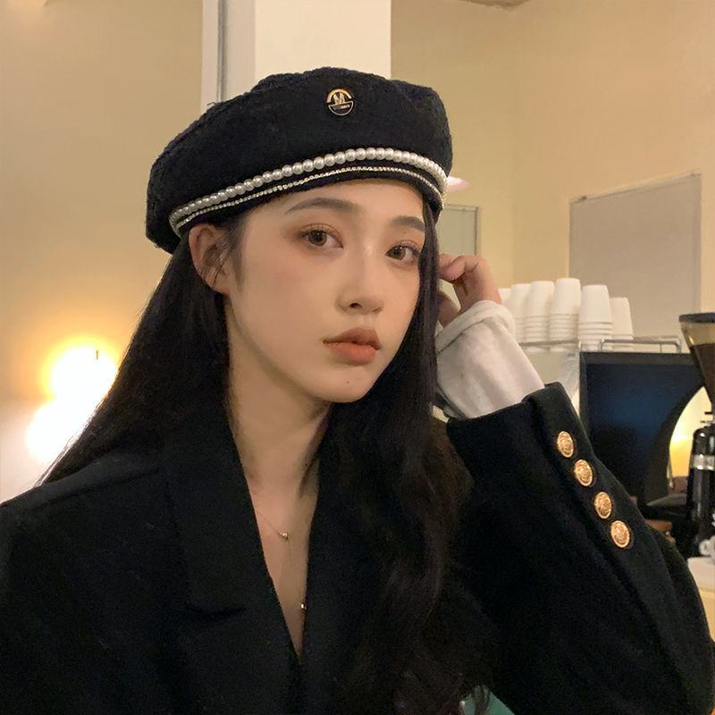 Beret French Wool - W102 الشتاء القبعات ، سلسلة ،
