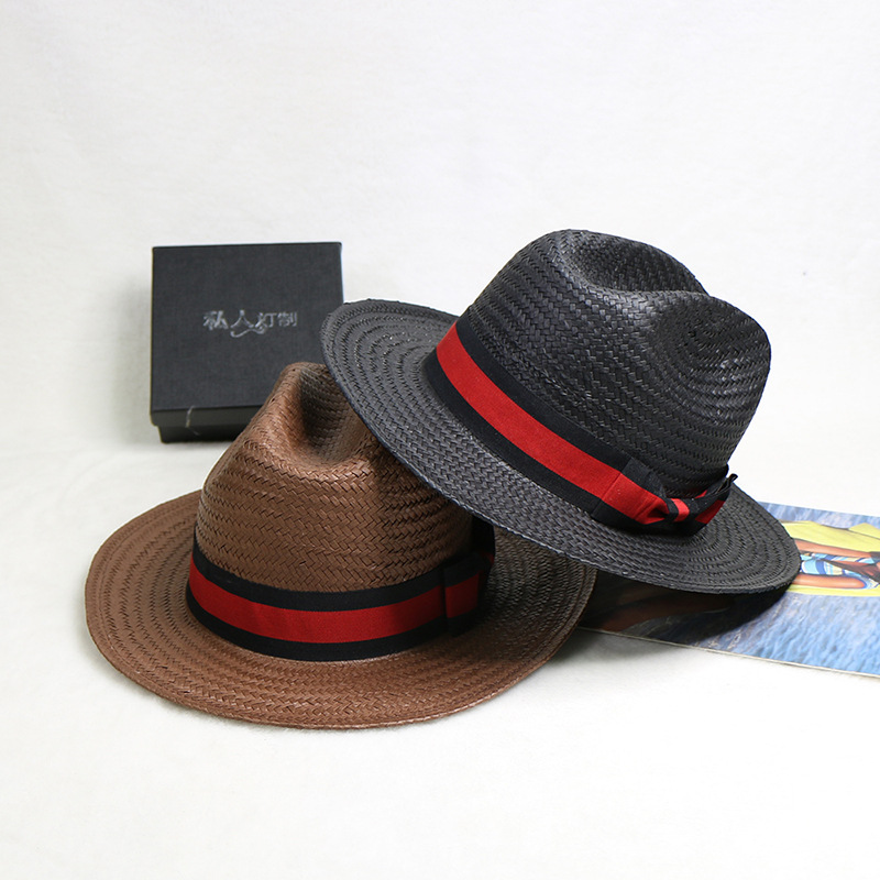 Cowboy Hat Straw - قبعة من القش المنسوجة يدويًا على