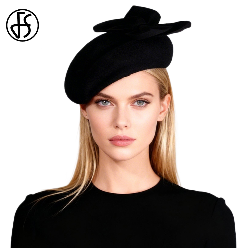Beret French Wool - قبعات بيريه فرنسية من الصوف باللونين