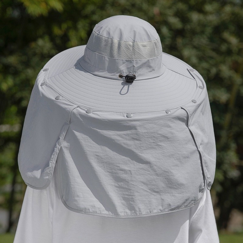 Bucket Hat Cotton - قبعة شمسية بسيطة للرجال والنساء مع