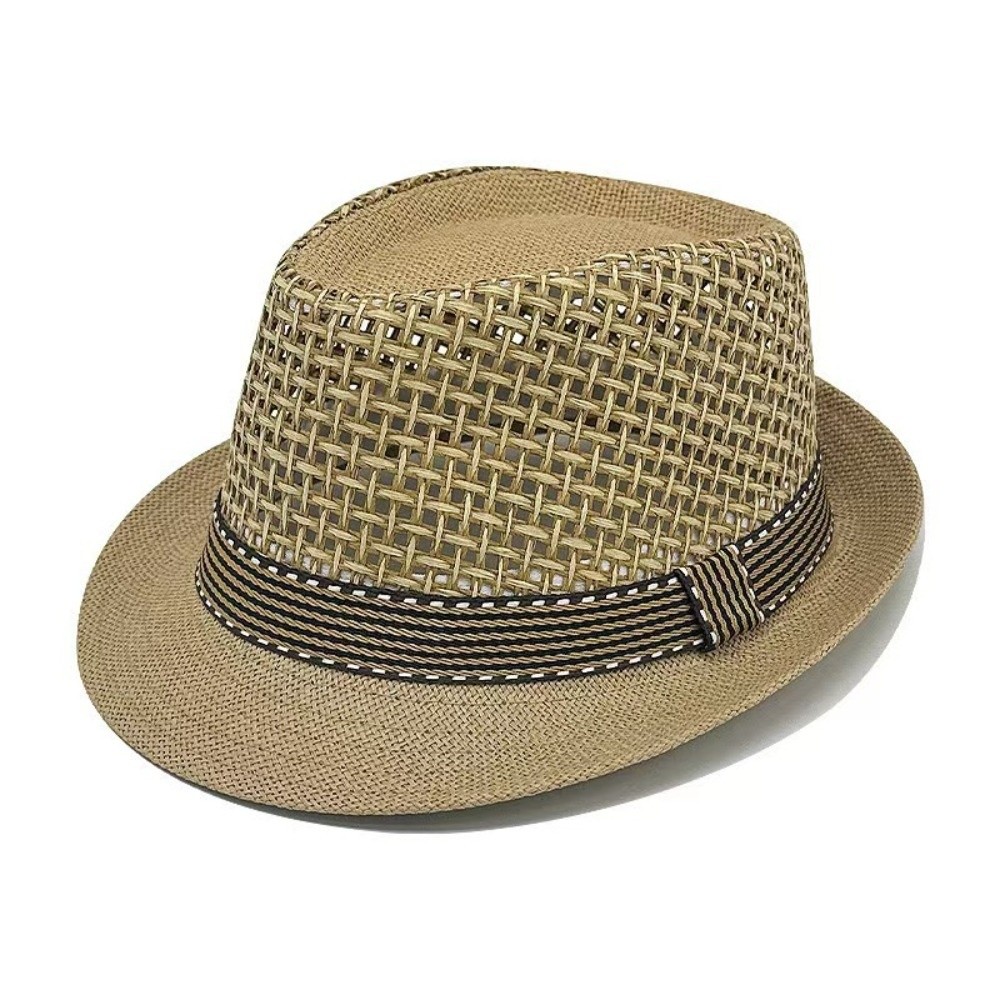 Bucket Hat Cotton - قبعة باناما للرجال ذات حافة قصيرة،