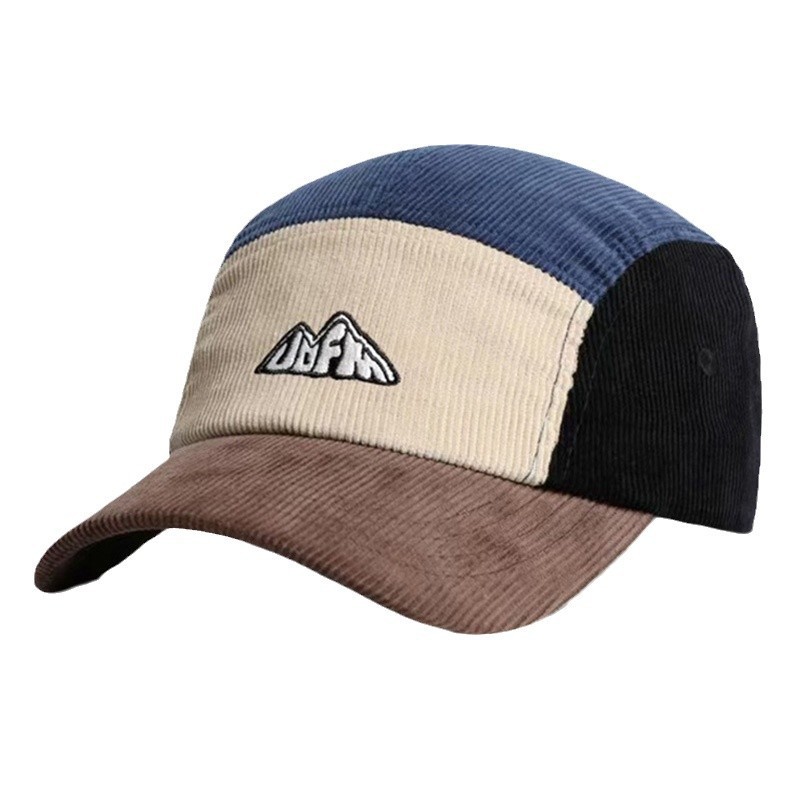 Corduroy Cap 5 Panel - الرجال النساء قبعة بواقٍ للشمس 5