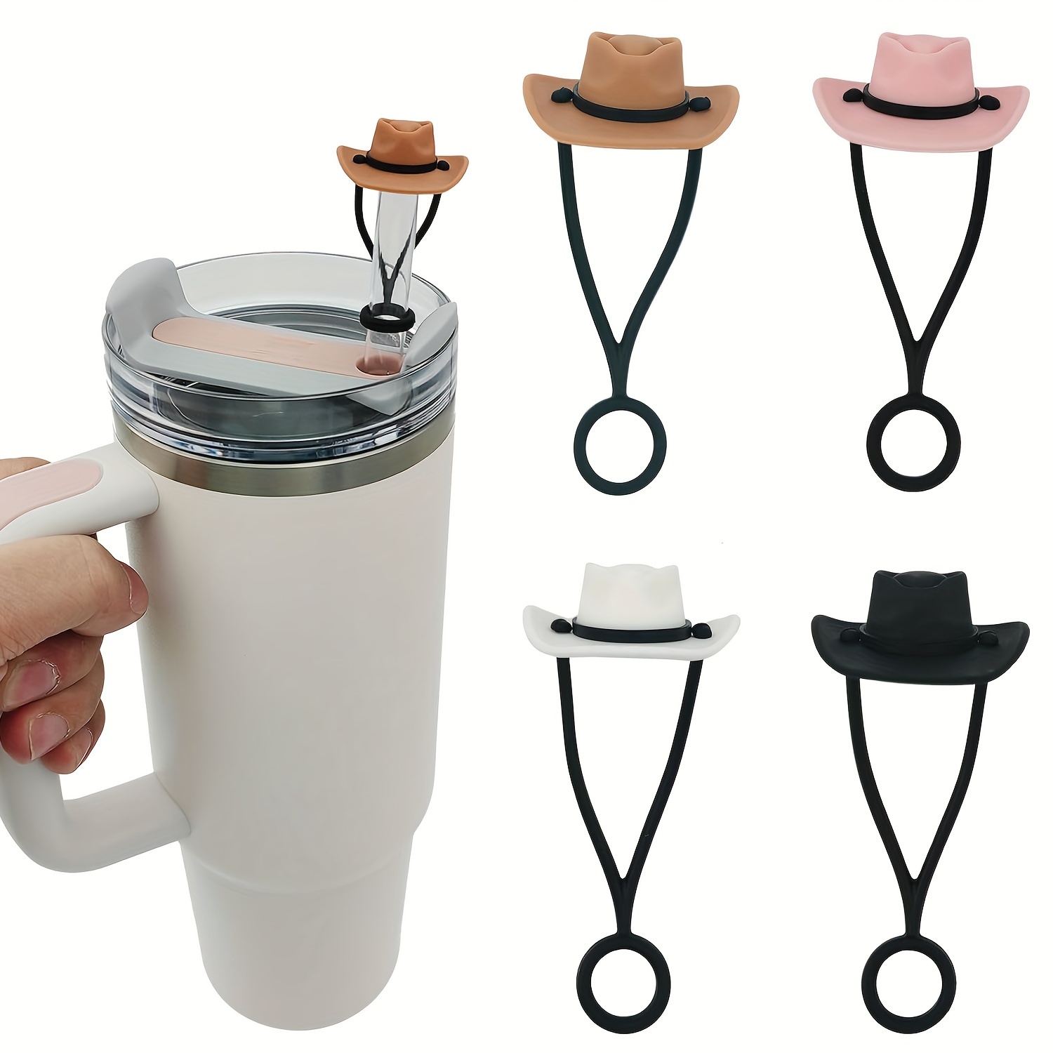 Cowboy Hat Straw - سيليكون قبعة رعاة البقر القش يغطي