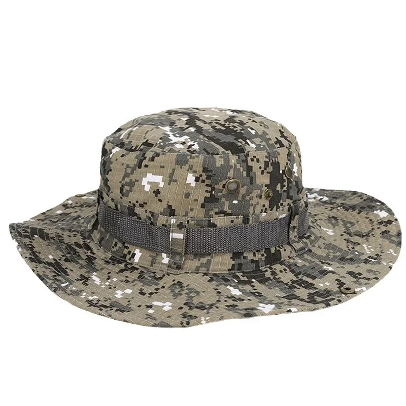 Boonie Hat Tactical - قبعة بوني تكتيكية متعددة حدبة للرجال،