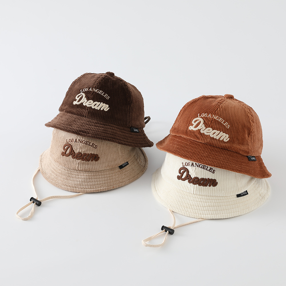 Bucket Hat Cotton - قبعة واقية من الشمس للأطفال بلون
