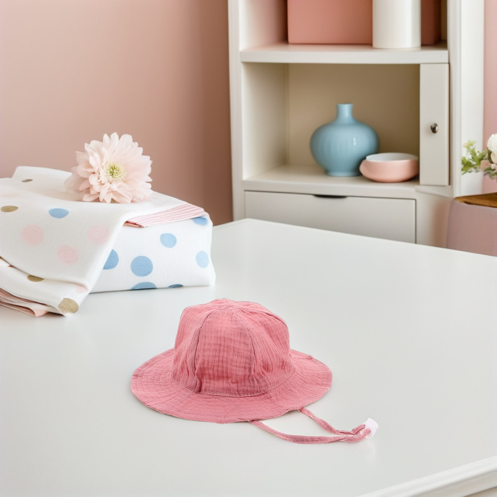 قبعة شمسية للأطفال الصغار من ا - مراجعة Bucket Hat Cotton وسعره