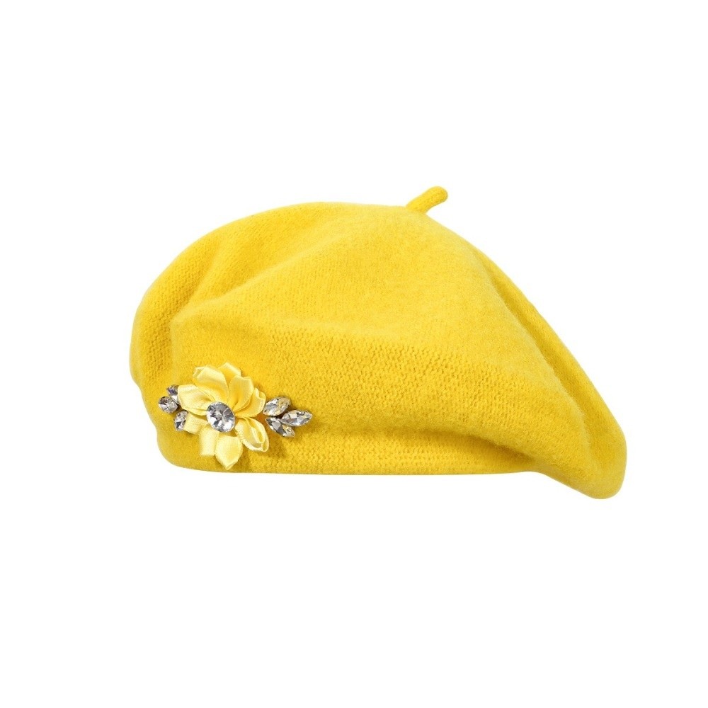 قبعة بيريه أنيقة من الصوف بلون - مراجعة Beret French Wool وسعره