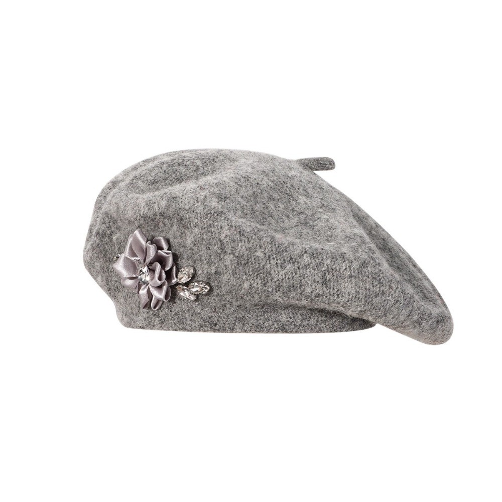 قبعة بيريه أنيقة من الصوف بلون - مراجعة Beret French Wool وسعره