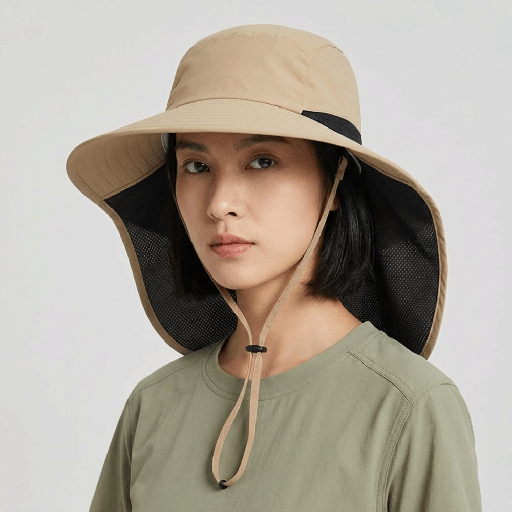 قبعة شمسية عصرية واسعة الحواف  - مراجعة Bucket Hat Cotton وسعره