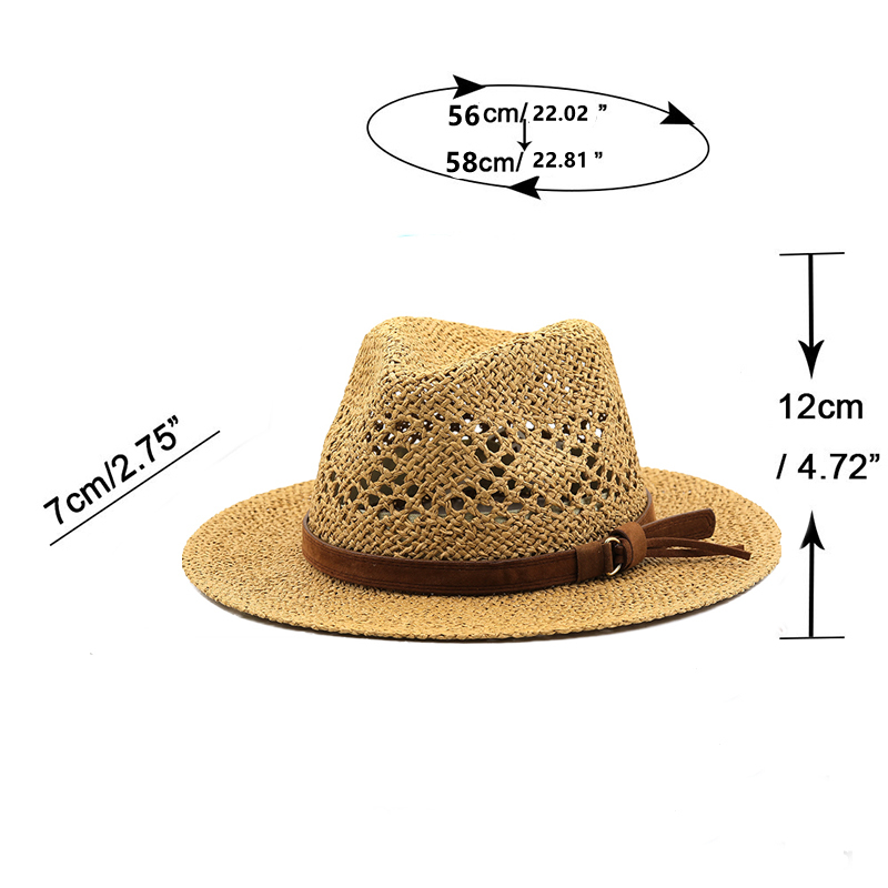 جوفاء الرجال الرافية القش قبعة - مراجعة Cowboy Hat Straw وسعره