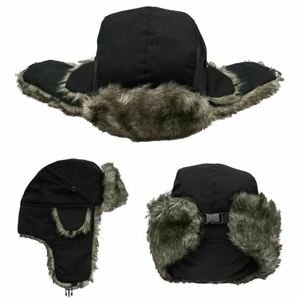 قبعة شتوية رجالية دافئة على ال - مراجعة Winter Trapper Hat وسعره