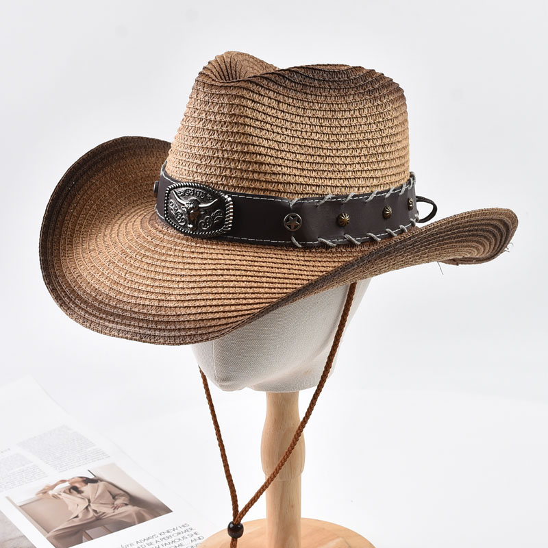 قبعة صيفية من القش على طراز رع - مراجعة Cowboy Hat Straw وسعره