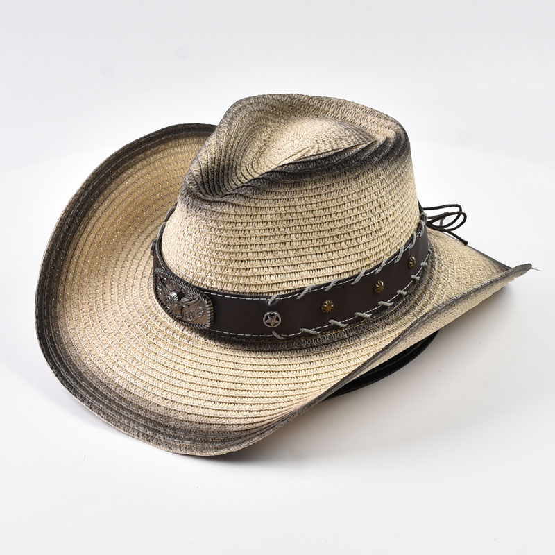 قبعة صيفية من القش على طراز رع - مراجعة Cowboy Hat Straw وسعره