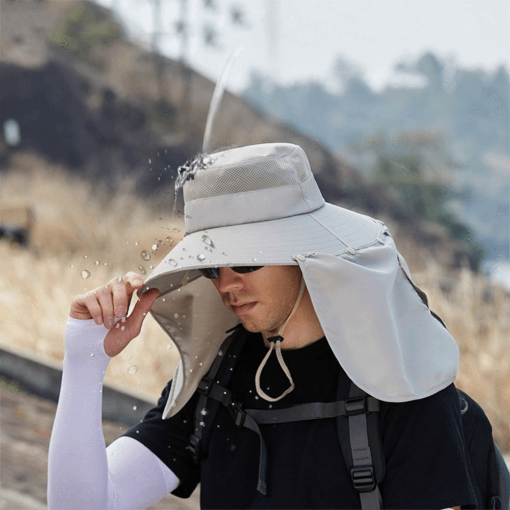 قبعة شمسية بسيطة للرجال والنسا - مراجعة Bucket Hat Cotton وسعره