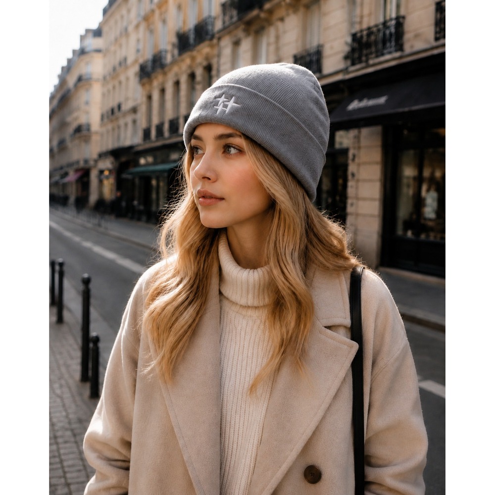 قبعة شتوية نسائية محبوكة مع تط - مراجعة Beanie Cuffed Knit وسعره