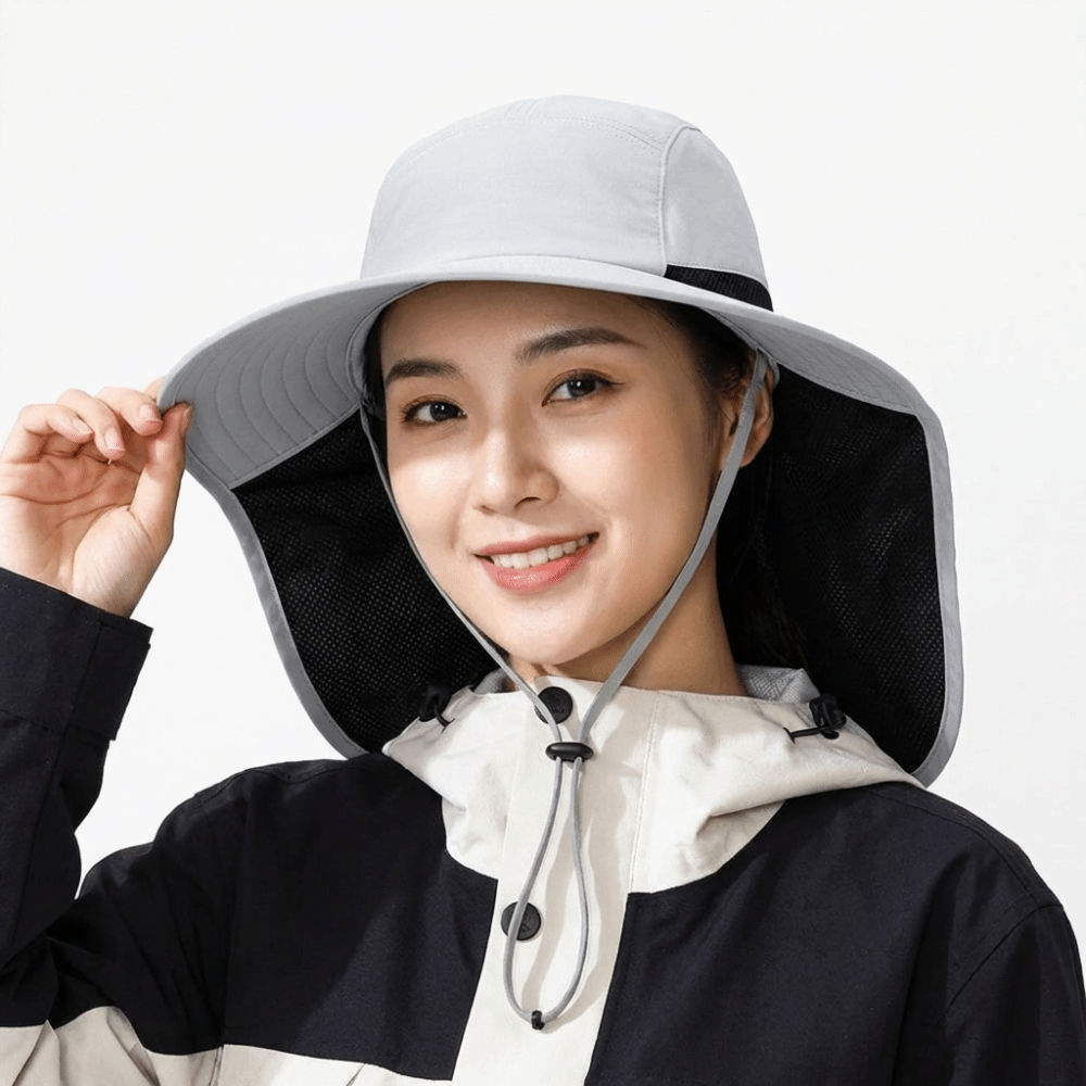 قبعة شمسية بسيطة واسعة الحواف  - مراجعة Bucket Hat Cotton وسعره