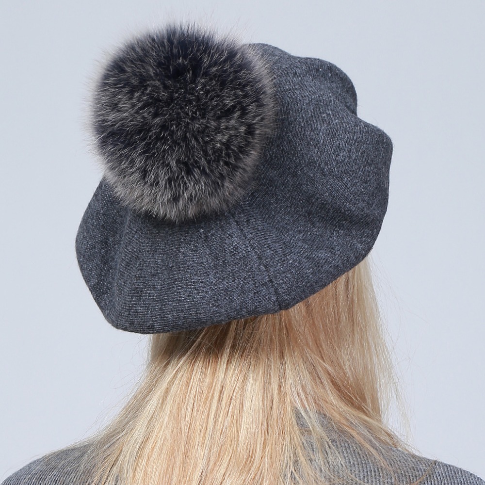Geebro المرأة قبعة بيريه الشتا - مراجعة Beret French Wool وسعره