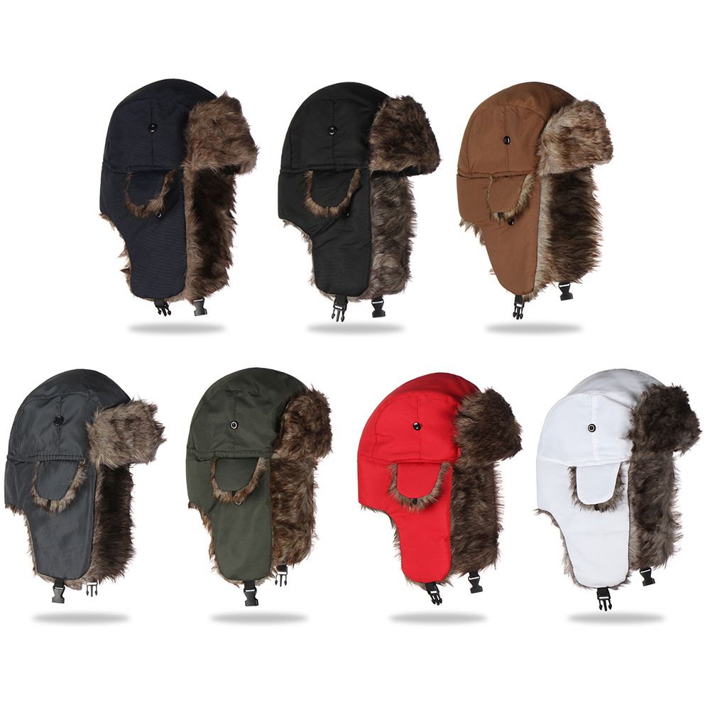 الشتاء الدافئ الفراء إيرفلاب ق - مراجعة Winter Trapper Hat وسعره