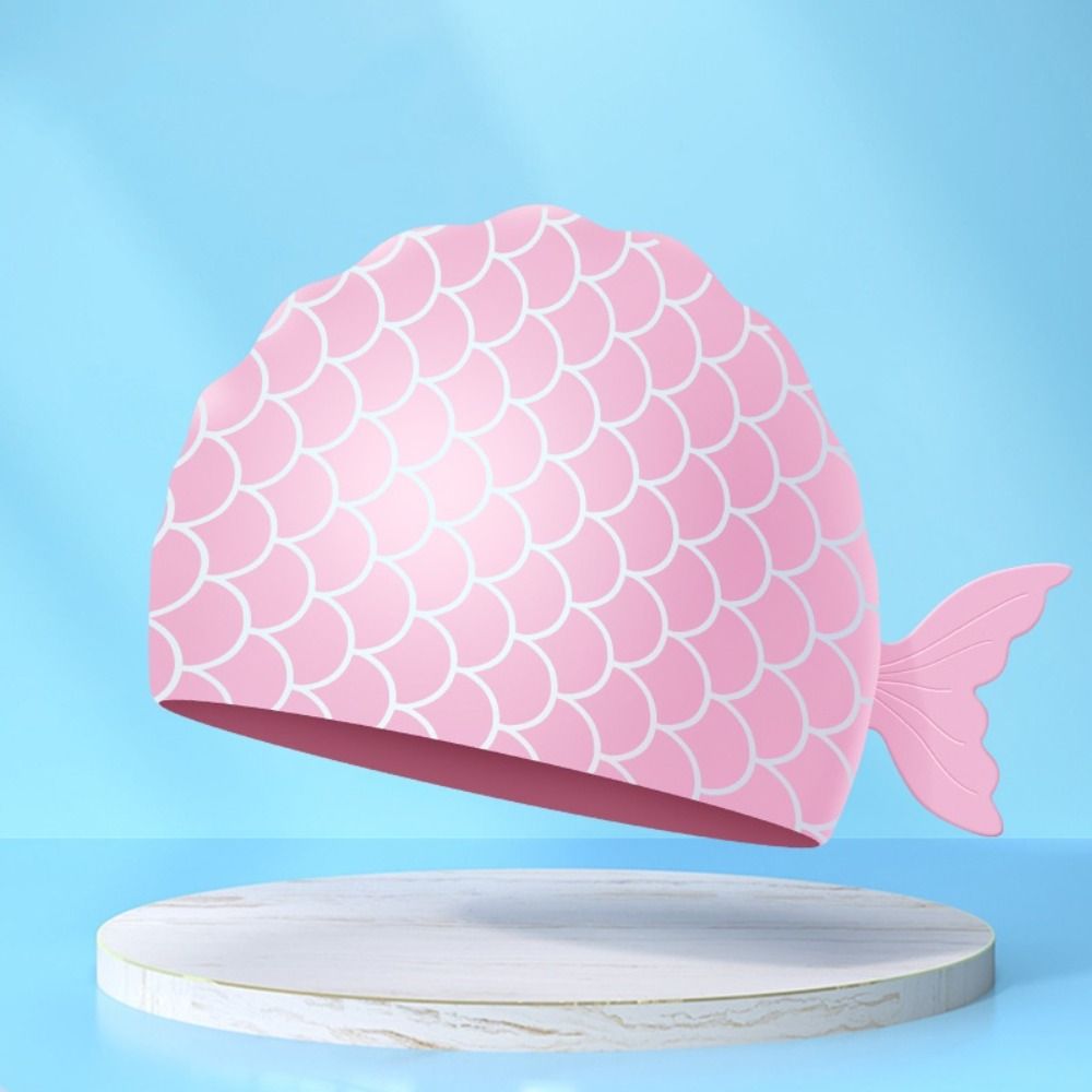 قبعة سباحة للأطفال على شكل سمك - مراجعة Swim Hat Silicone وسعره
