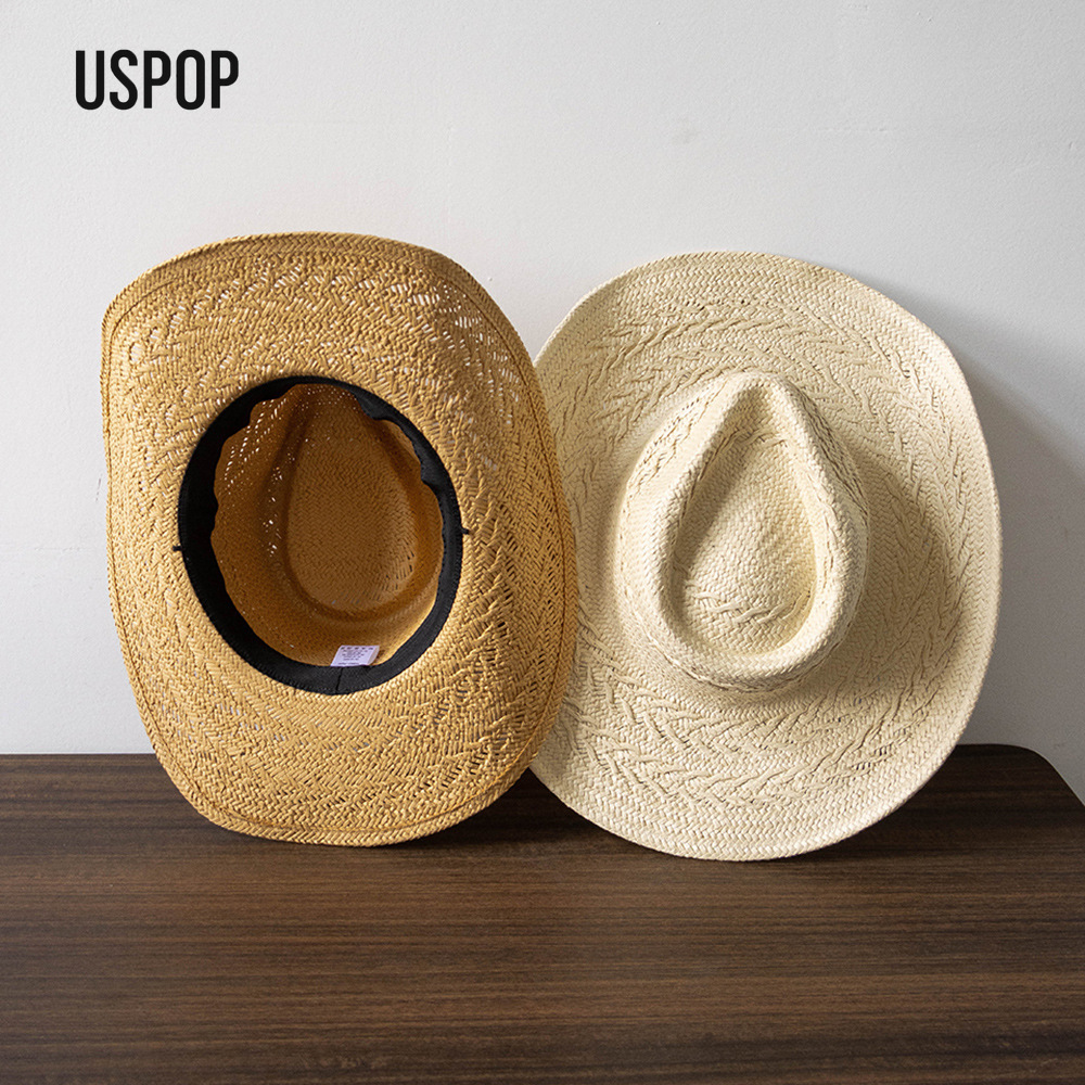 قبعة كاوبوي نسائية صيفية من US - مراجعة Cowboy Hat Straw وسعره