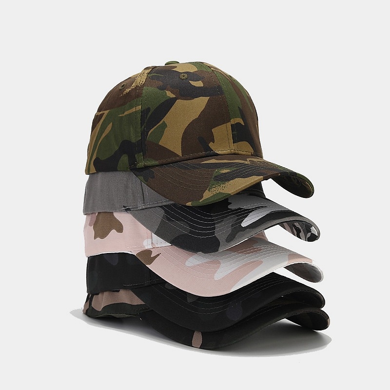 قبعة بيسبول بنمط التمويه الغاب - مراجعة Dad Hat Cotton وسعره