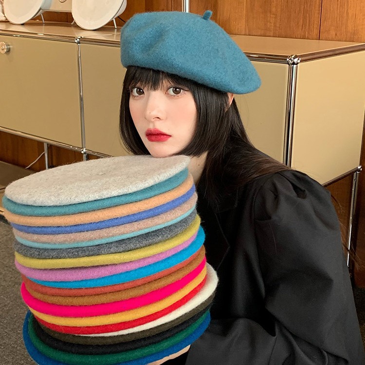 قبعة بيريه صوفية فرنسية كلاسيك - مراجعة Beret French Wool وسعره