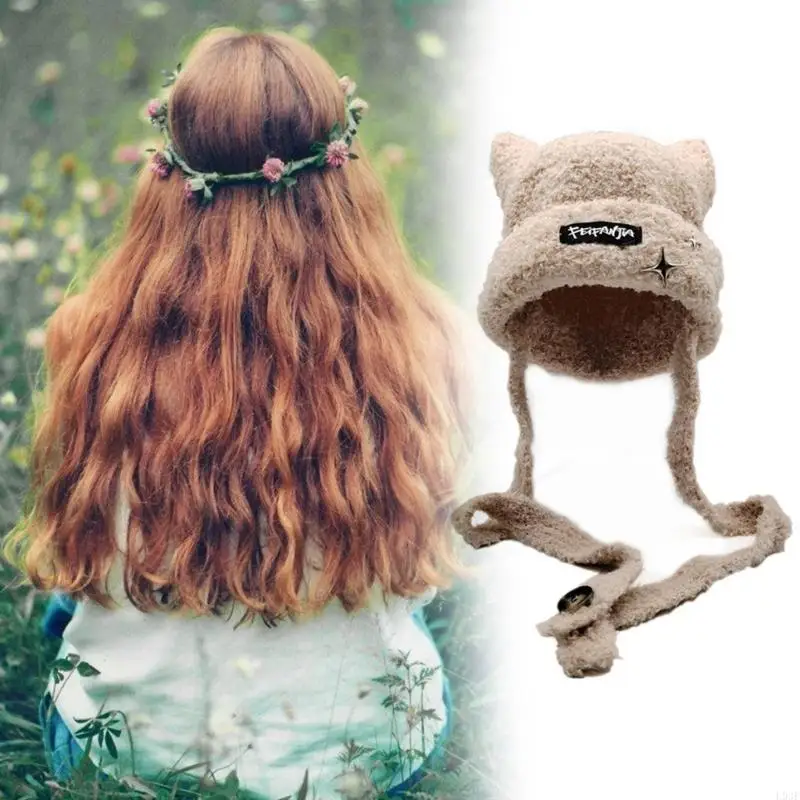 قبعة L93F محبوكة يدويًا للنساء - مراجعة Winter Trapper Hat وسعره