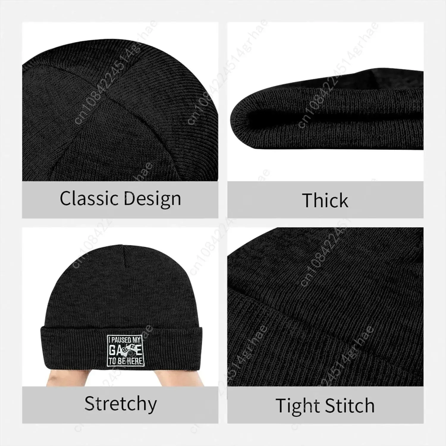 قبعة بيني مطرزة على شكل سمكة،  - مراجعة Beanie Cuffed Knit وسعره