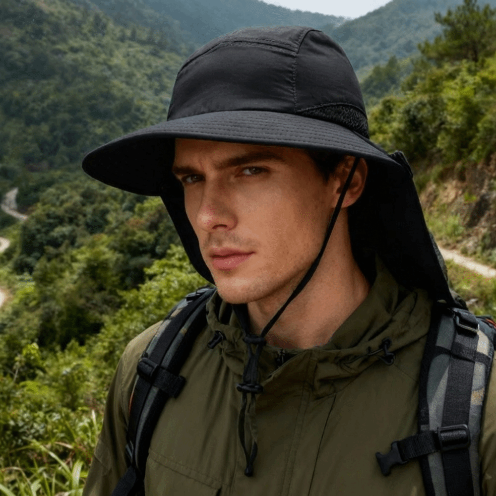 قبعة شمسية عصرية واسعة الحواف  - مراجعة Bucket Hat Cotton وسعره
