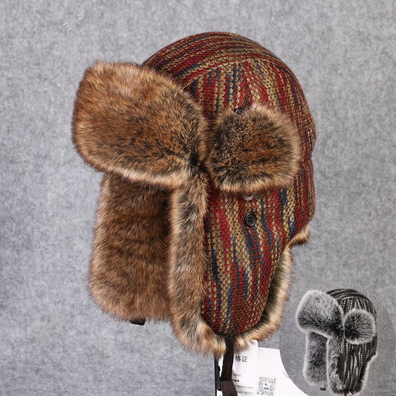B-8433 رجل منفذها قبعة أرنب ري - مراجعة Winter Trapper Hat وسعره
