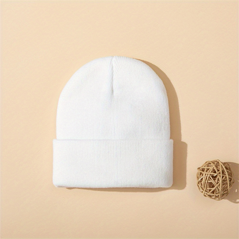 4 قطع قبعة أطفال متماسكة قبعة  - مراجعة Beanie Cuffed Knit وسعره