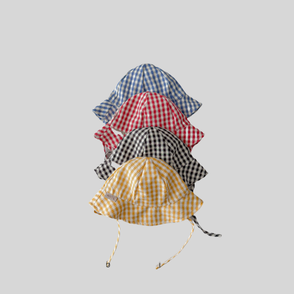 Ins Style منقوشة الطفل دلو قبع - مراجعة Bucket Hat Cotton وسعره